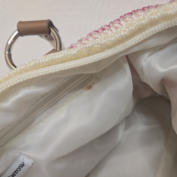 Croft Barrow Rainbow Crochet Bag Shoulder Boho Beach Summer Fiesta - Picture 7 of 10